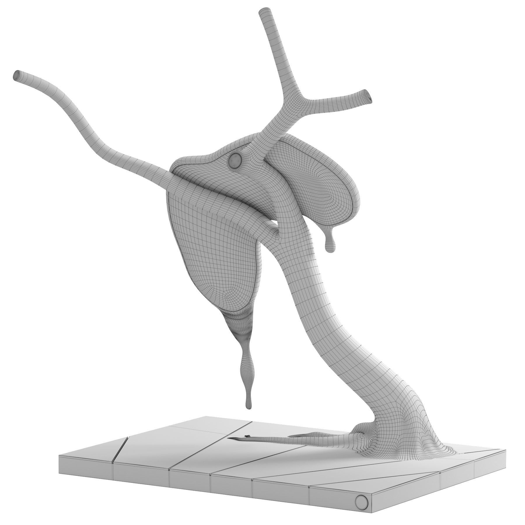 Profile of Time by Salvador Dali 3D model_5