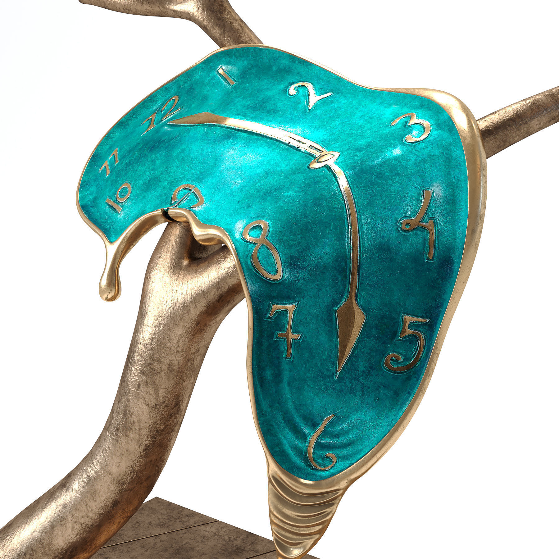 Profile of Time by Salvador Dali 3D model_6