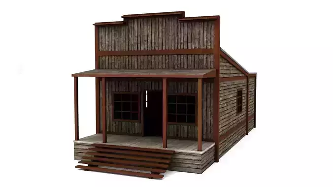 General Store Low-poly 3D model