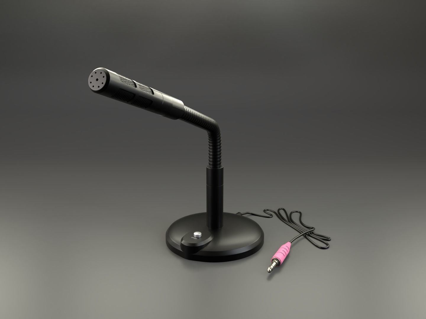 Microphone 3D model_0