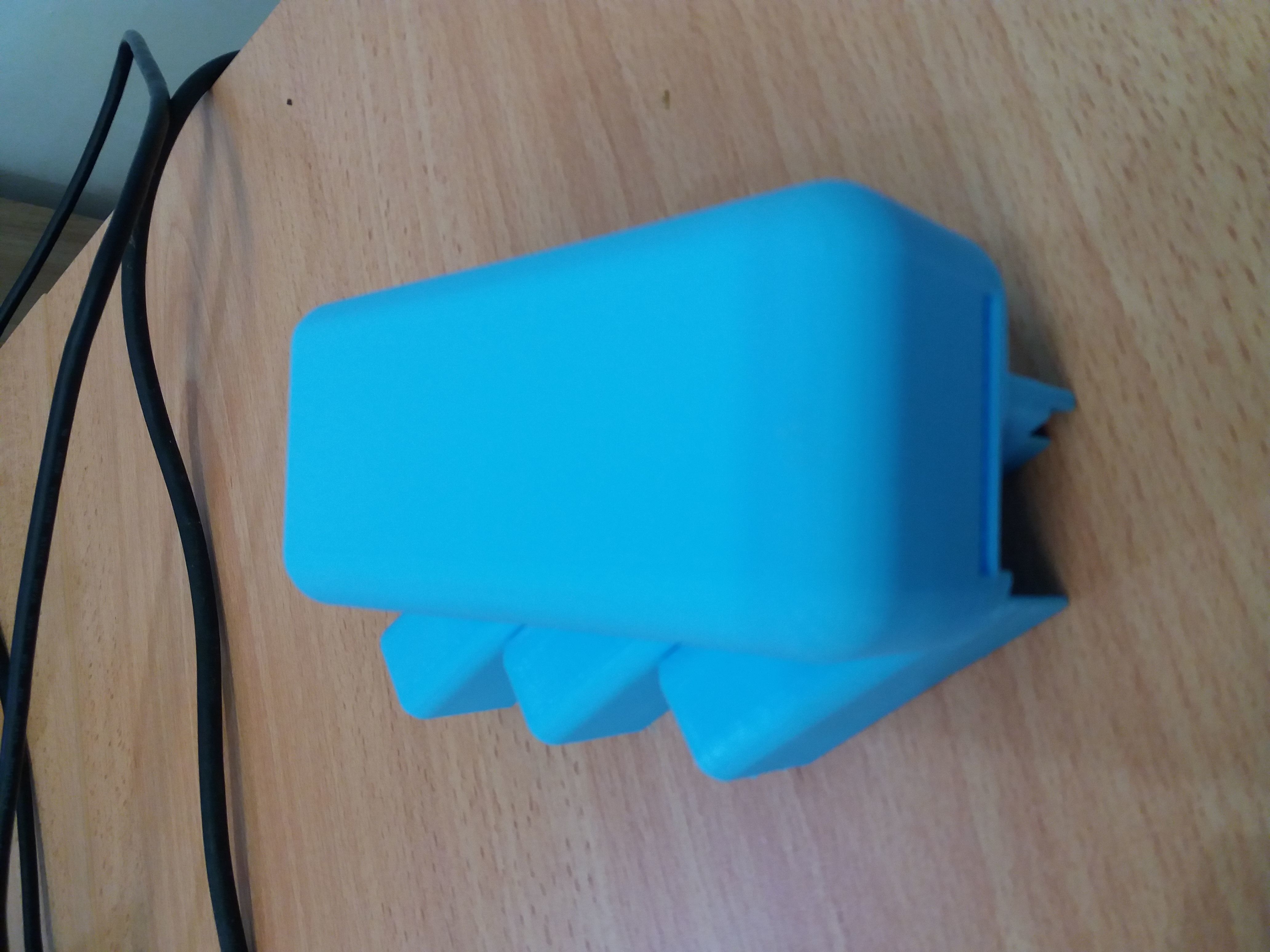 Mirror attach toothbrush holder 3D print model_2