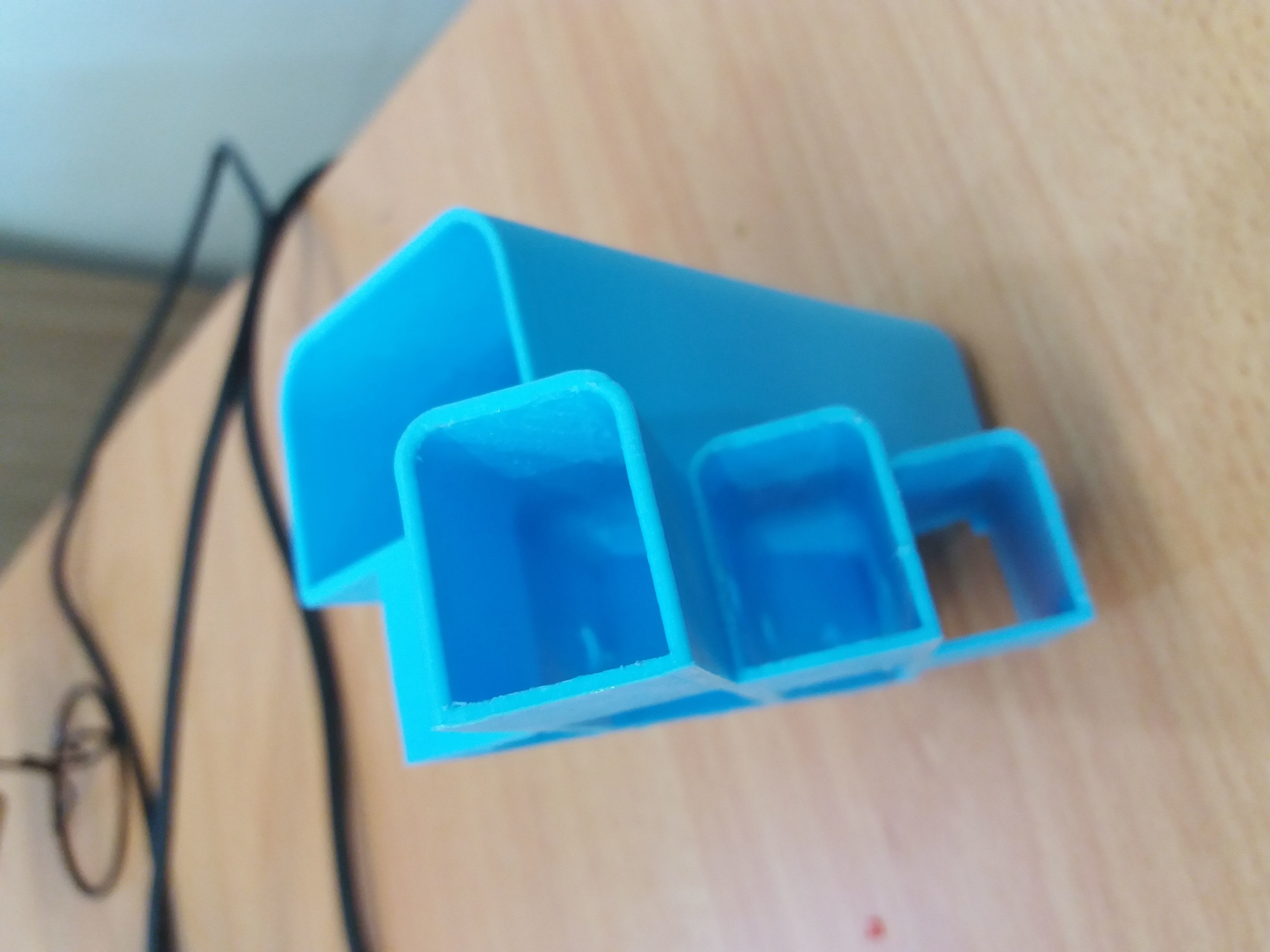 Mirror attach toothbrush holder 3D print model_3