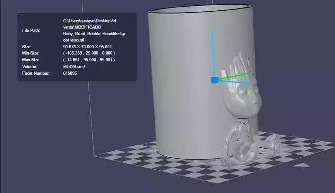 BABY GROOT WITH CLASS HOLDER ACCESSORIES PENCIL HOLDER