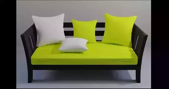 Wood sofa