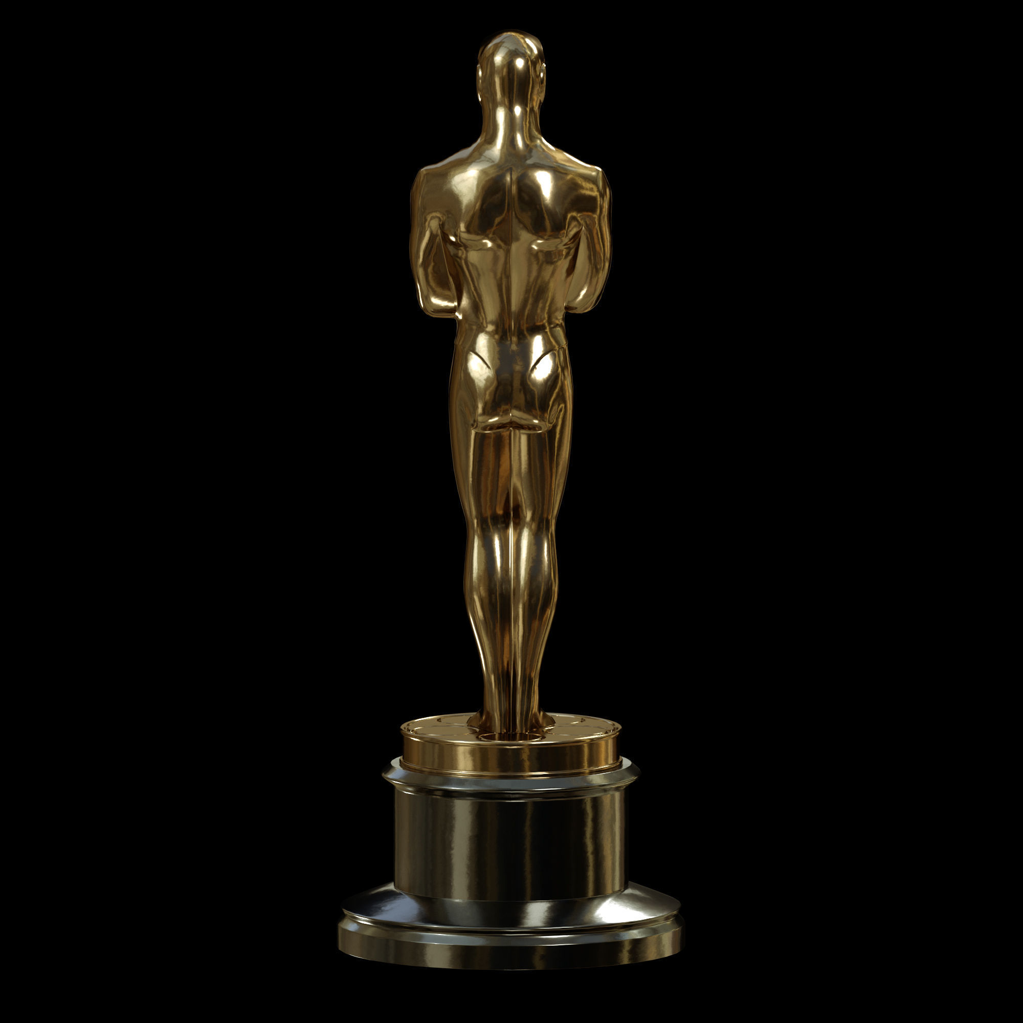 Oscar Award Statue print 3D print model_5