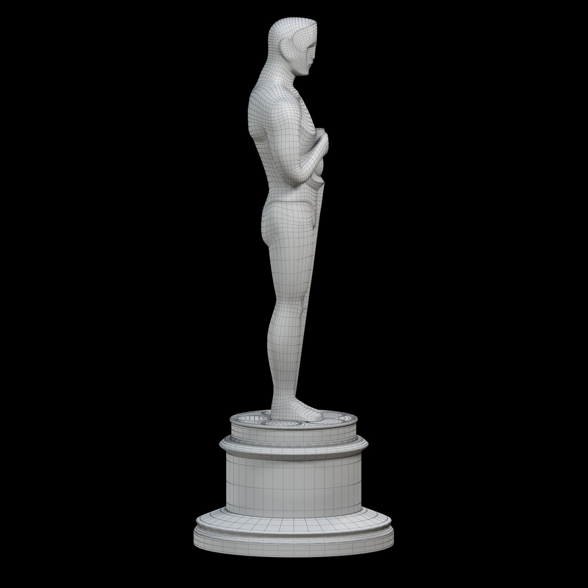 Oscar Award Statue print 3D print model_17