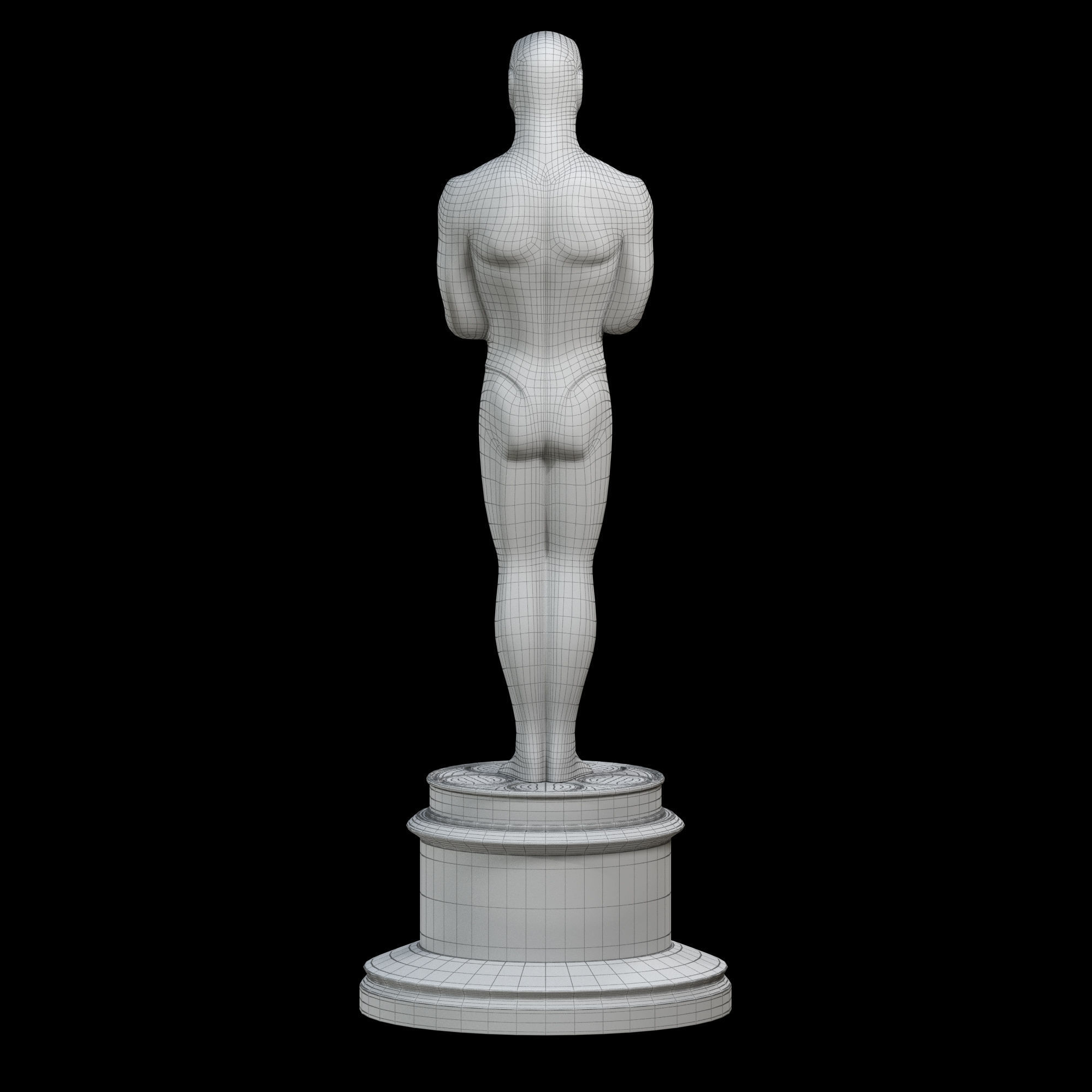 Oscar Award Statue print 3D print model_15