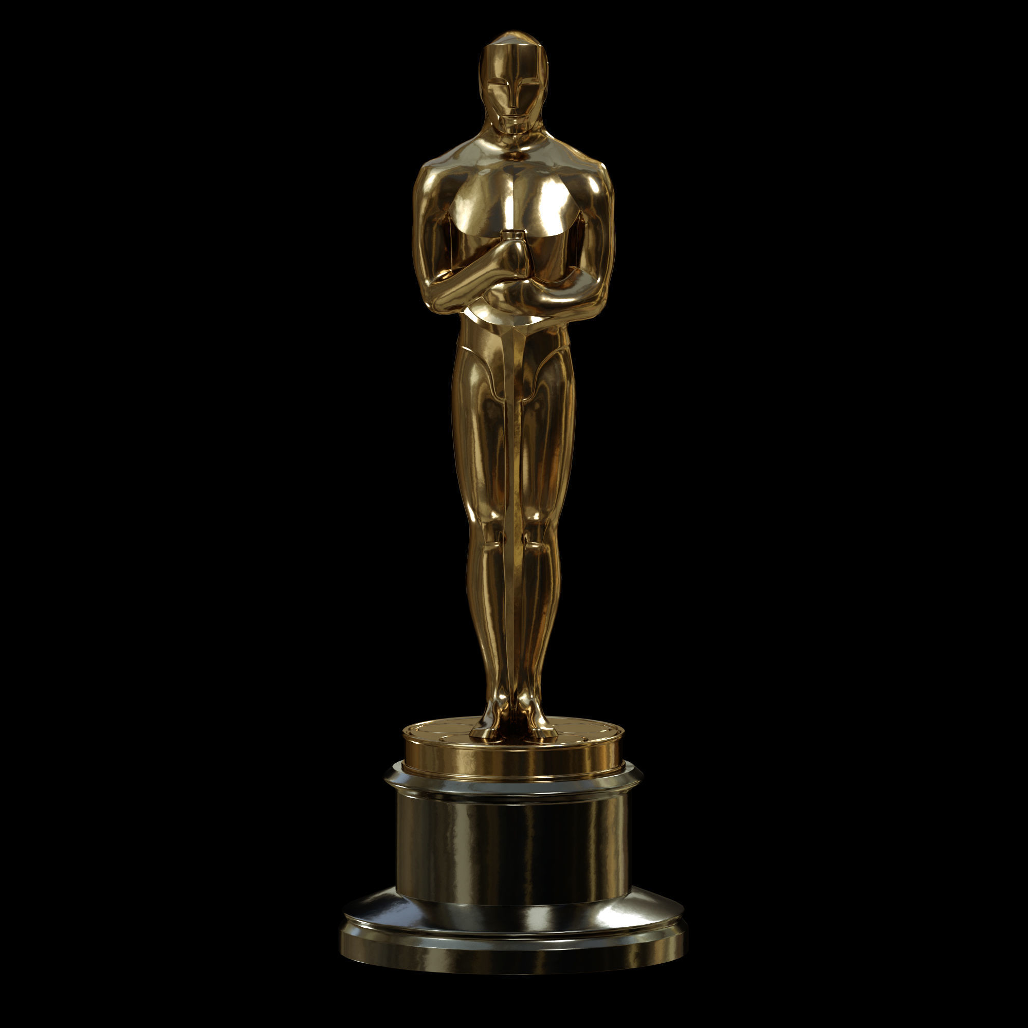 Oscar Award Statue print 3D print model_1