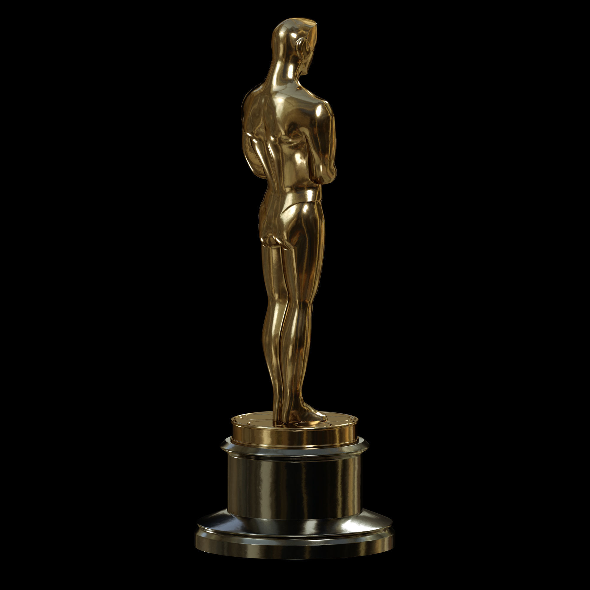 Oscar Award Statue print 3D print model_6