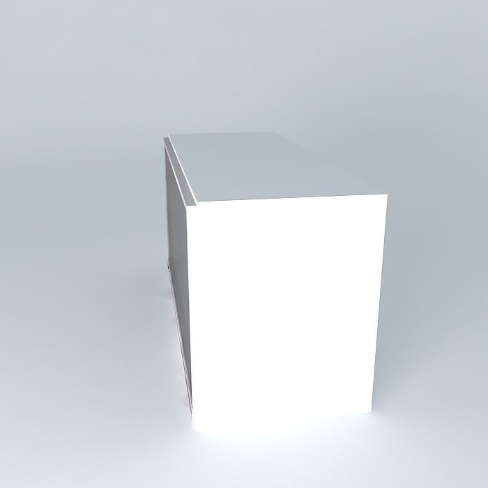 MODULE TOP C / DOOR PROFILE ALUMINUM DUMP Free 3D model_2