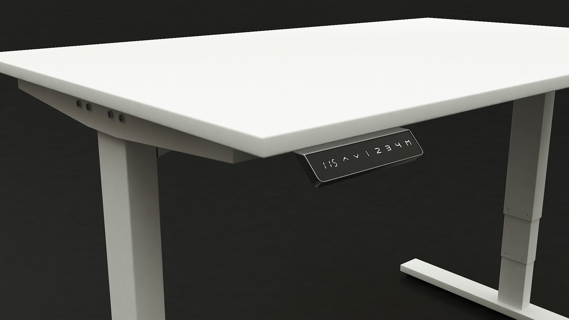 Electric Sit-Stand Desk 3D model_1