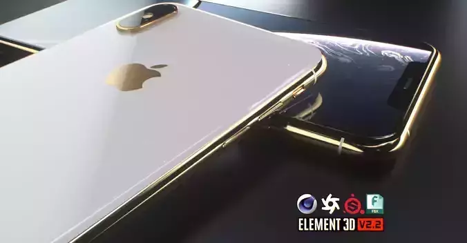 iPhone Low-poly 3D model