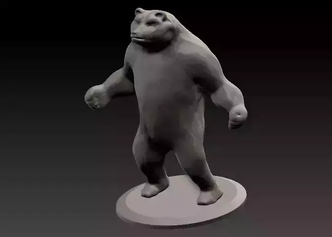 Black Bear 3D print model