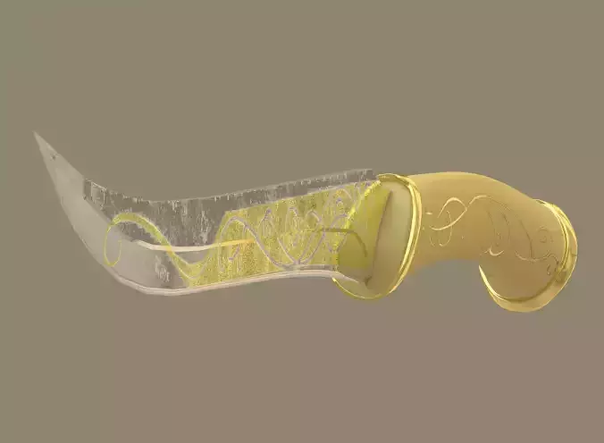 Legolas dagger 3D model