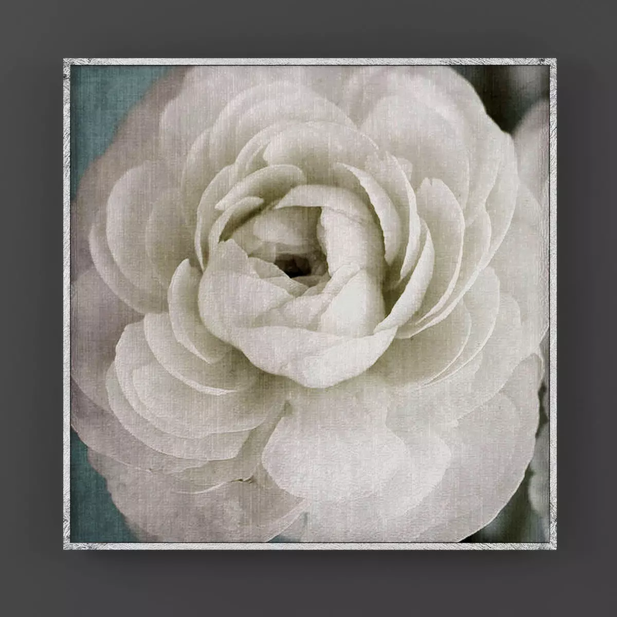 Art08 peony framed art Low-poly 3D model_0