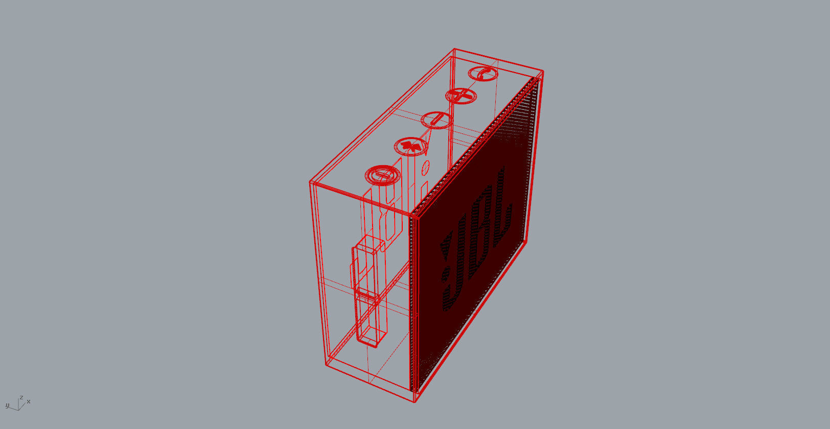 JBL GO1 Blue SPEAKER -customizable speaker 3d model Low-poly 3D model_24