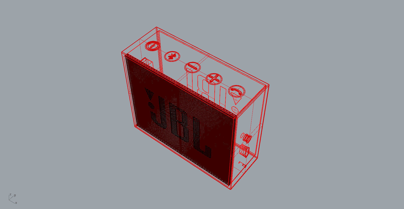 JBL GO1 Blue SPEAKER -customizable speaker 3d model Low-poly 3D model_21