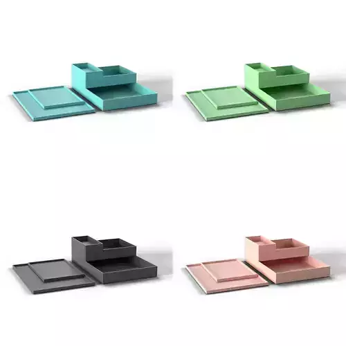 Poppin Office Trays 3D model