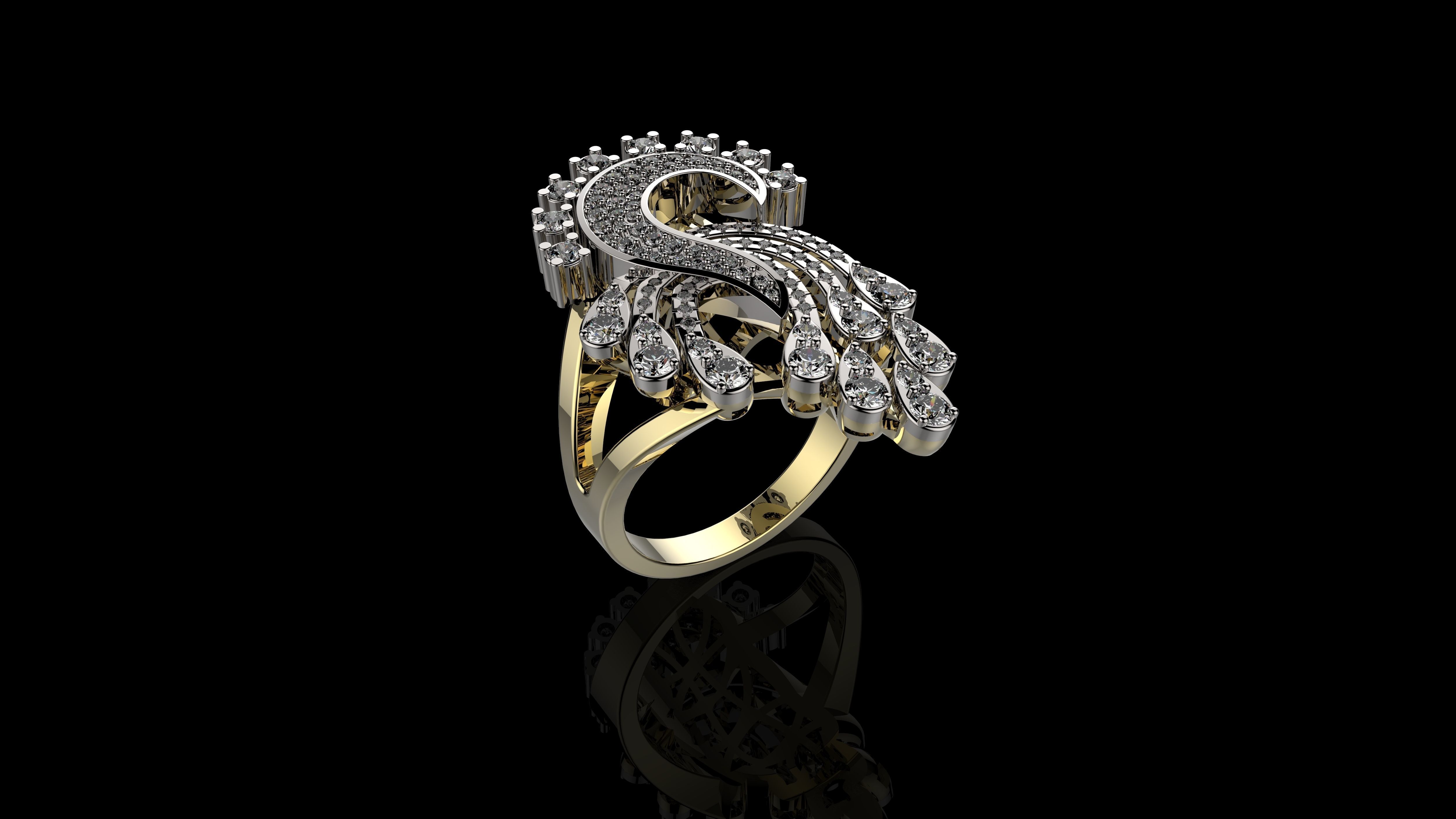 K RINGS N2001  2 3D print model_2