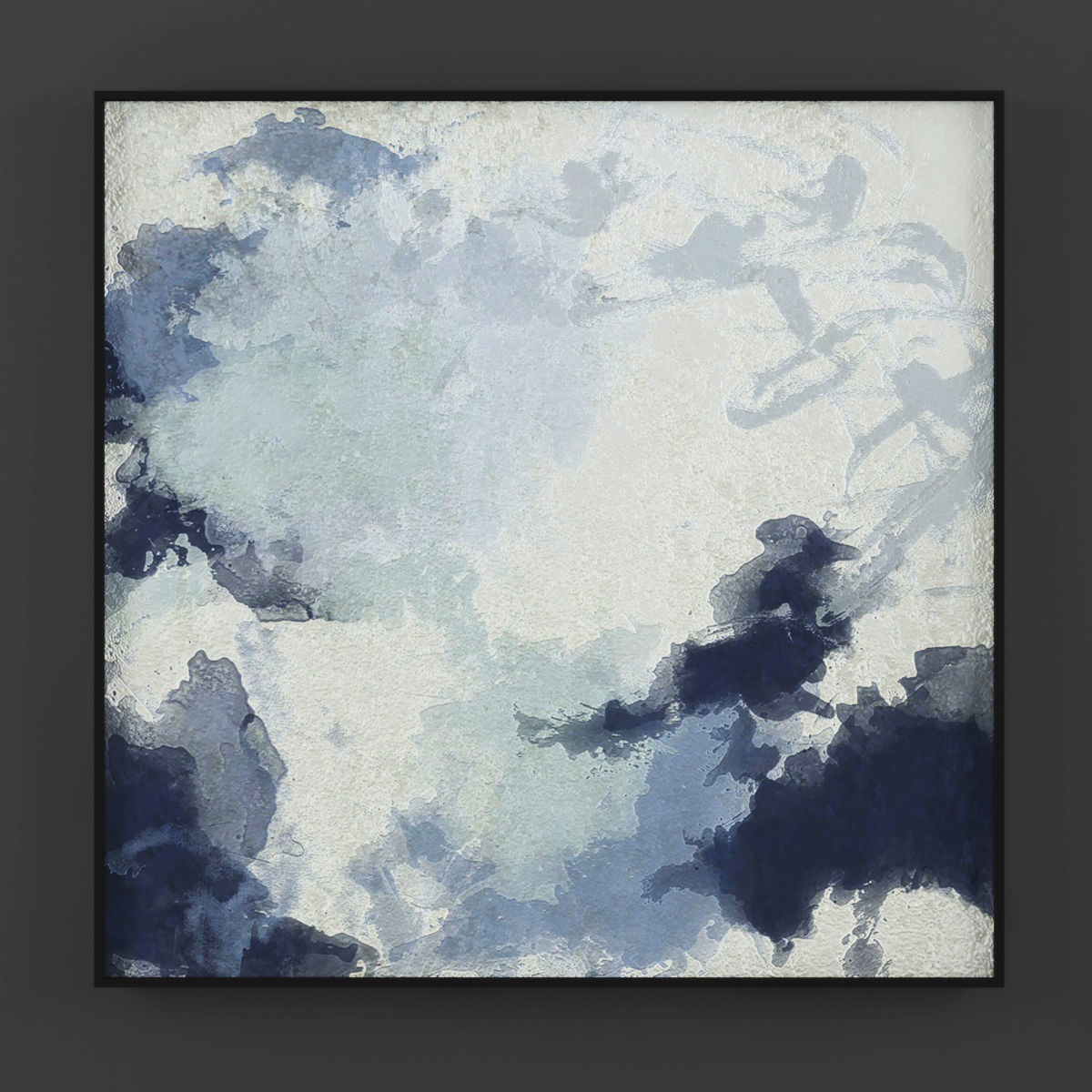 Art16 two abstract paintings on wall Low-poly 3D model_2