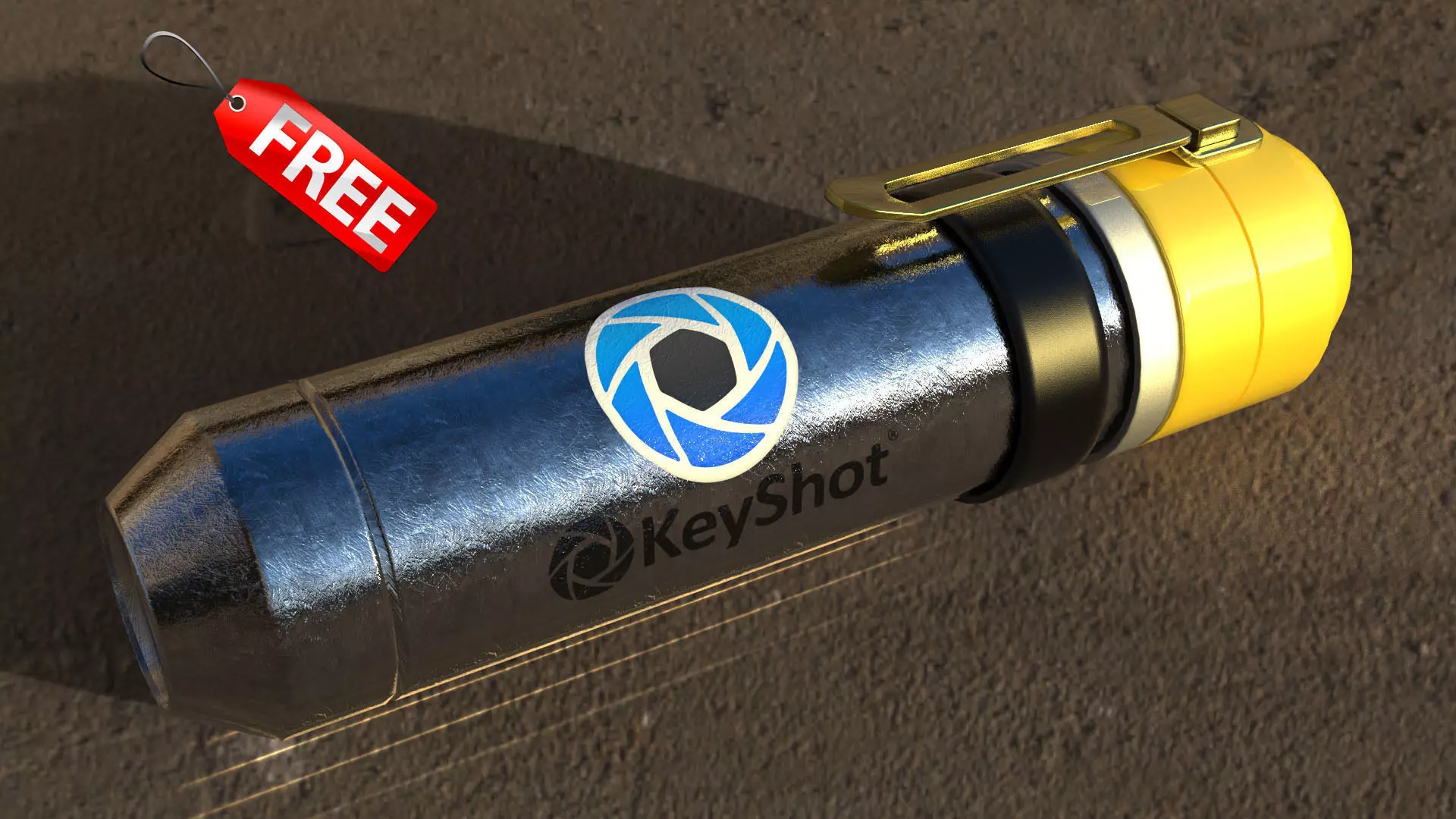 gas container Free 3D model