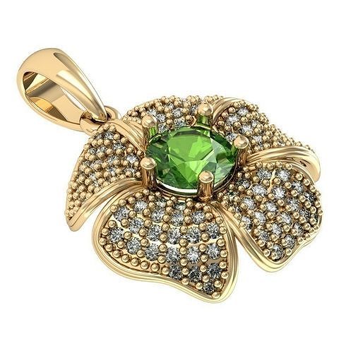  beautiful pendant flower 3D print model