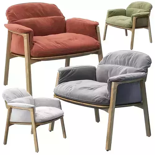 Nomad easy chair by tribu