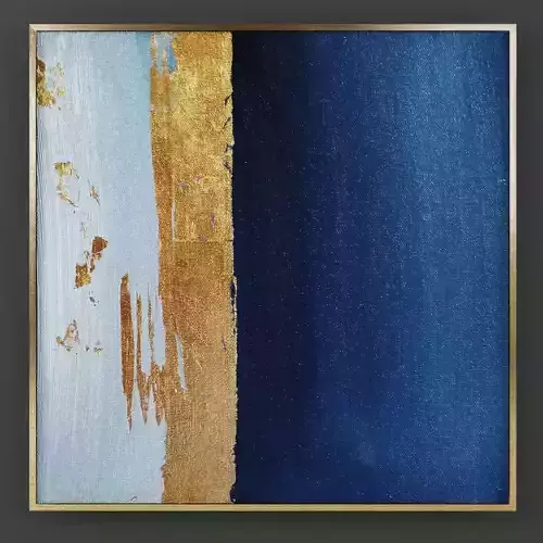 Art22 abstract painting gold