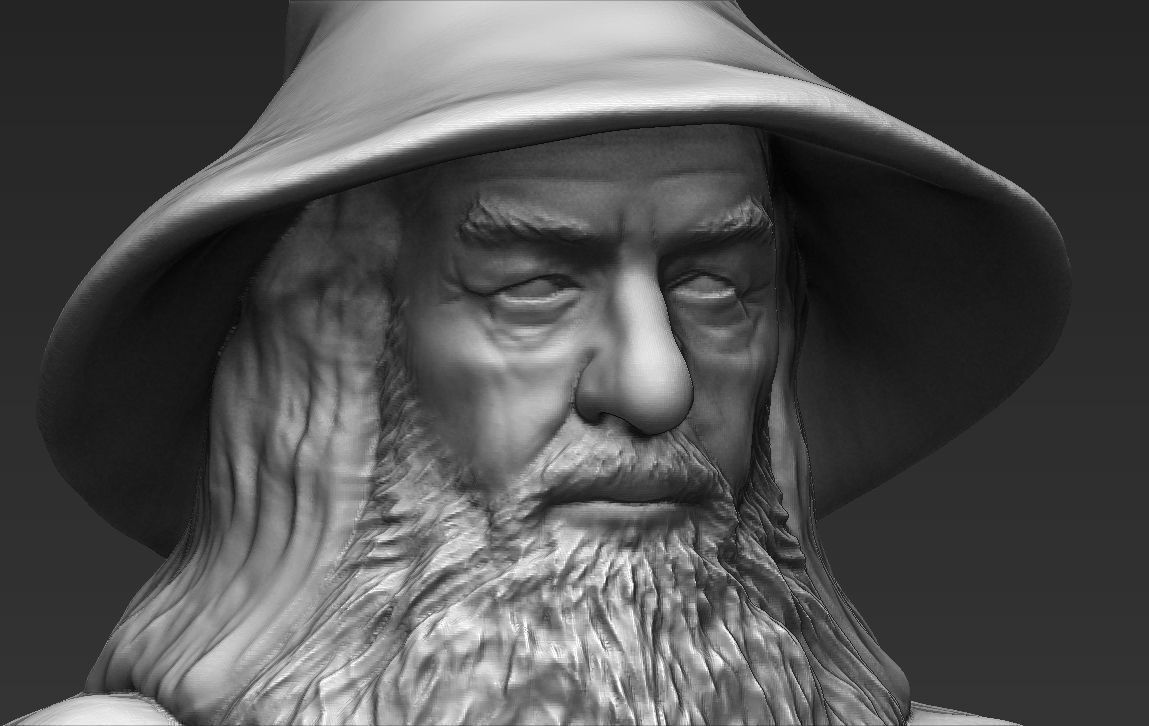 The Lord of the Rings ready for full color 3D printing 3D Model Collection_17