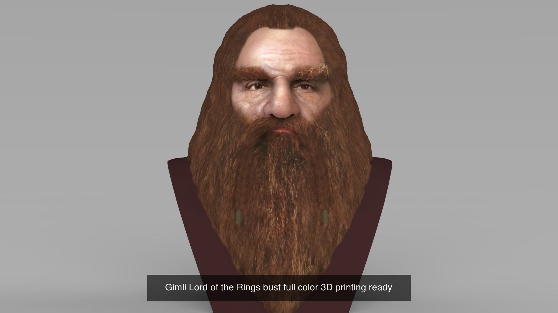 The Lord of the Rings ready for full color 3D printing 3D Model Collection_3