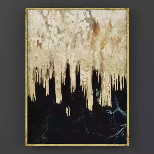 Art25 gold abstract painting