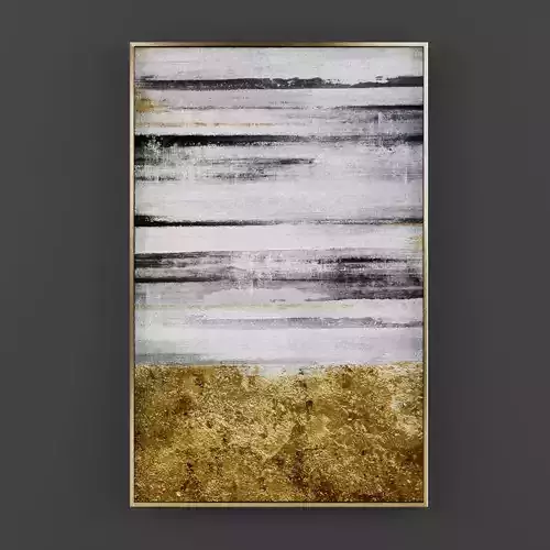 Art27 gold and abstract painting