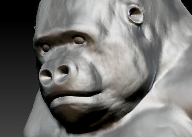 Gorilla bigfoot 3D print model