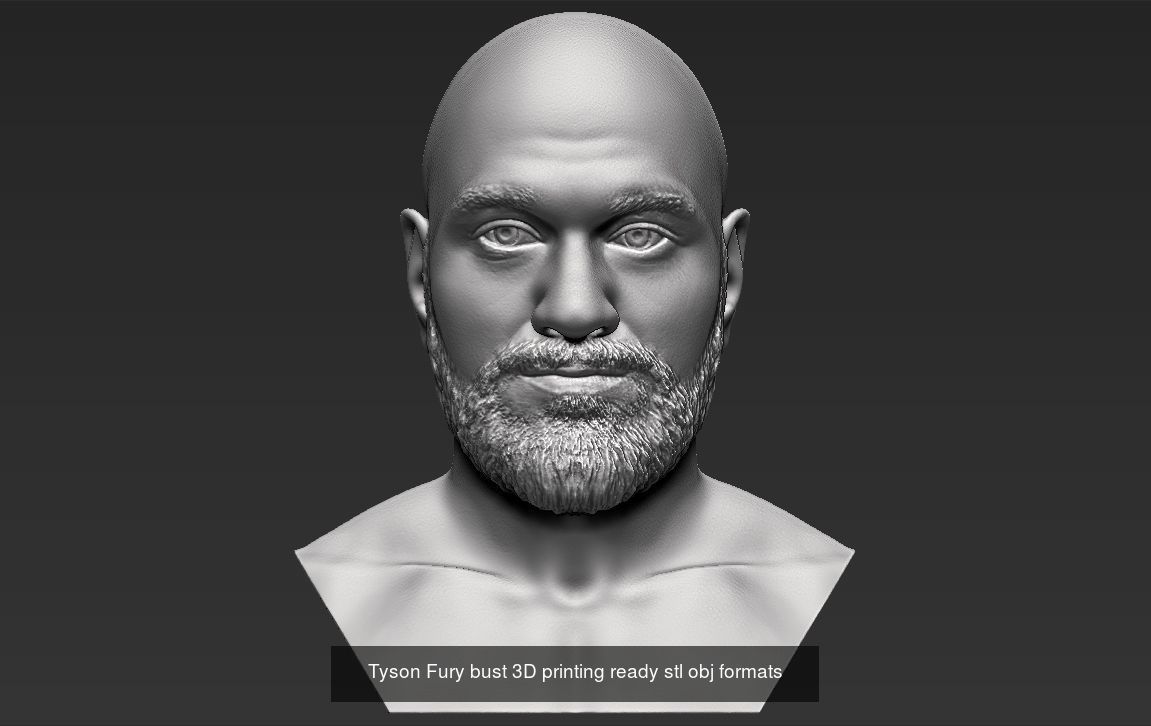 Famous Boxers busts for 3D printing 3D Model Collection_3