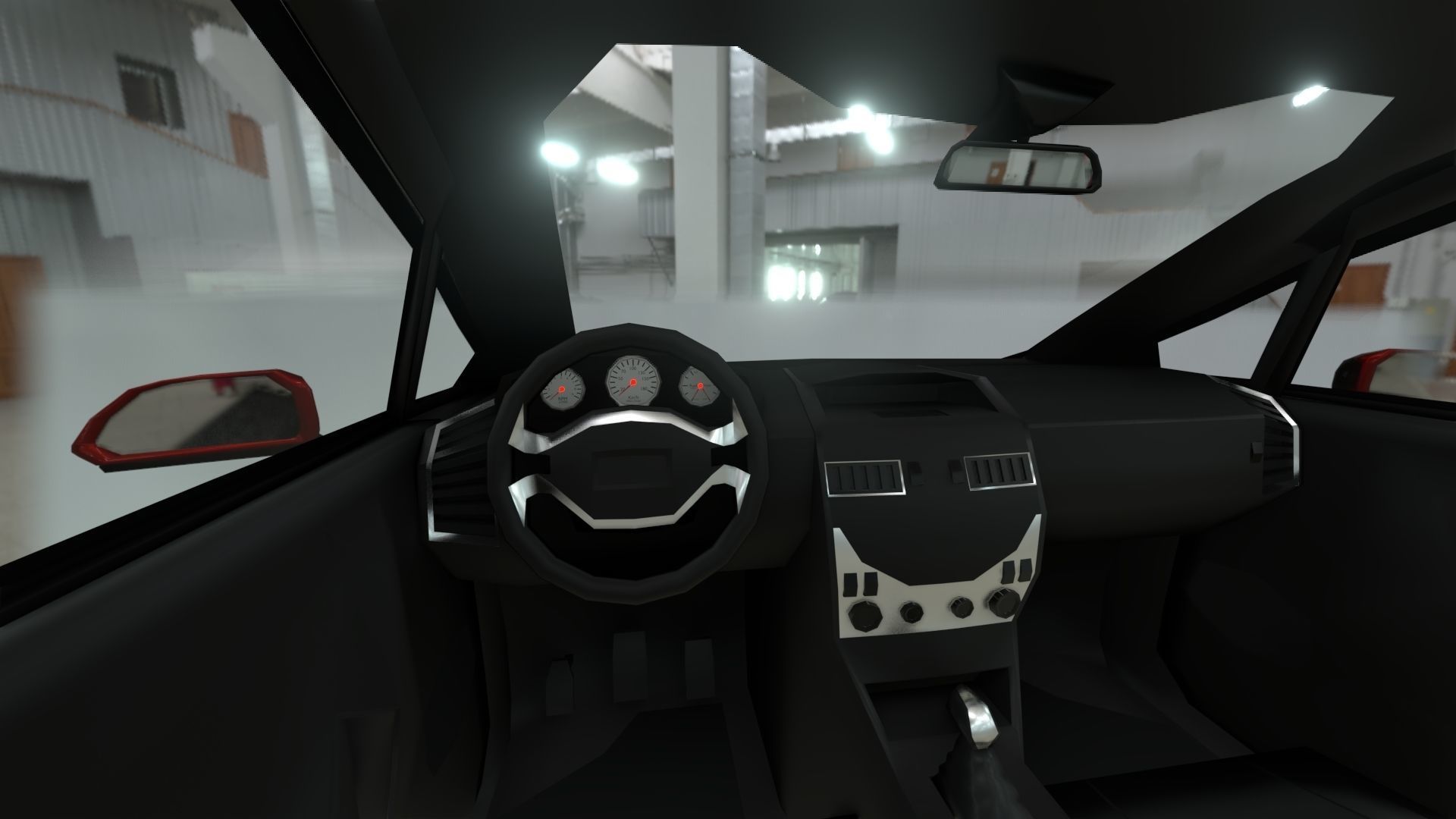 Affekta A212 Sport Concept Car with interior Low-Poly Low-poly 3D model_13