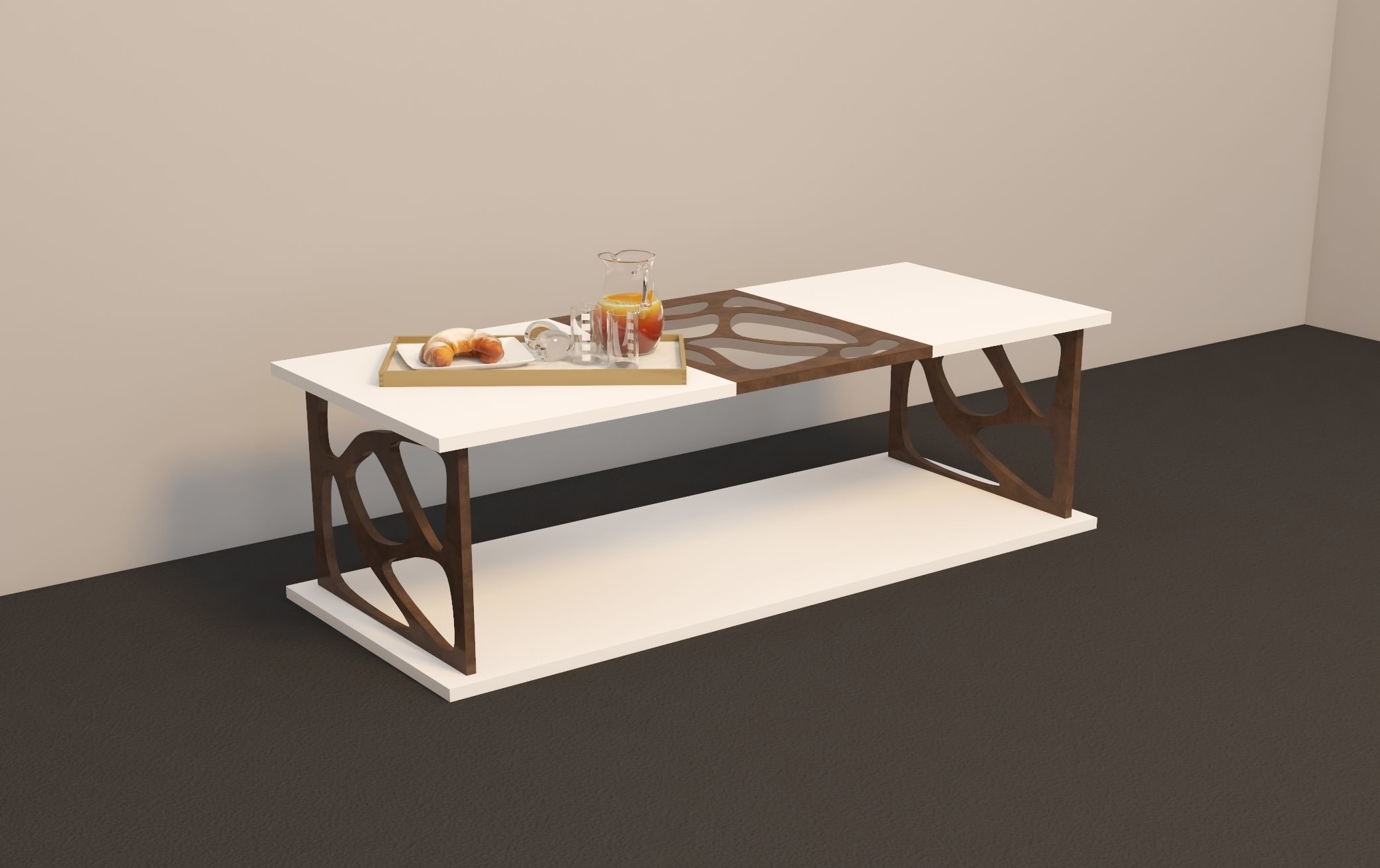 Bio table simple 3D model_2