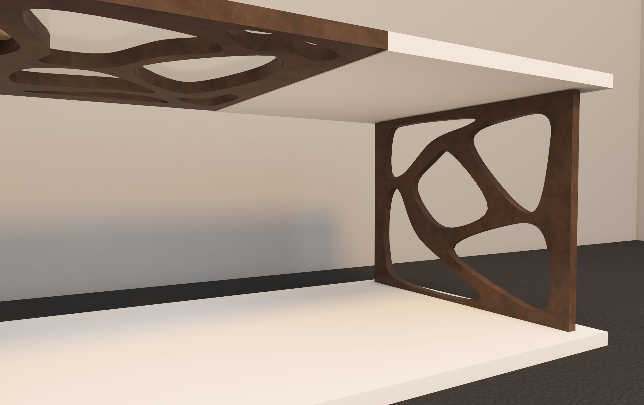 Bio table simple 3D model_1