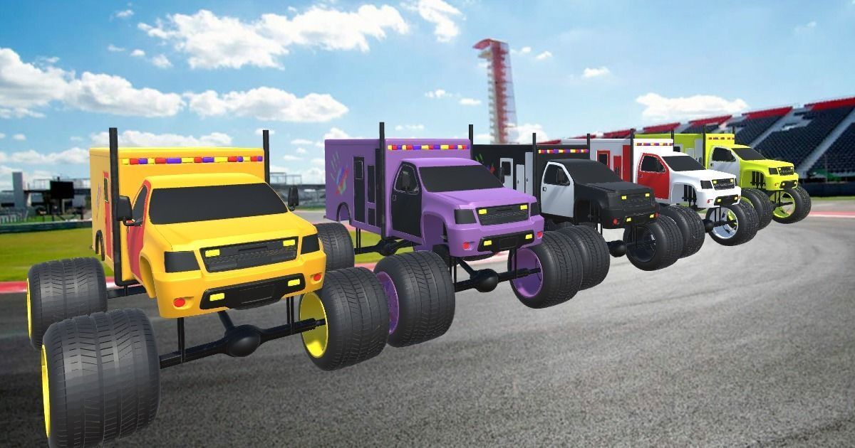  Low Poly Monster Turks pack-3 Low-poly 3D model_1