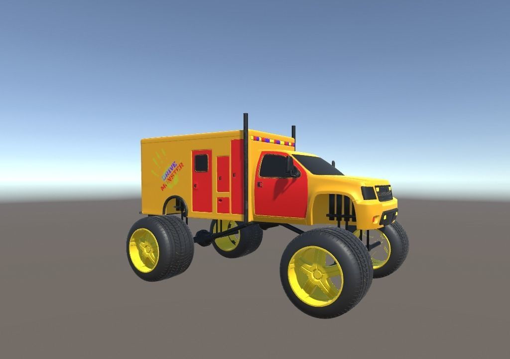  Low Poly Monster Turks pack-3 Low-poly 3D model_8