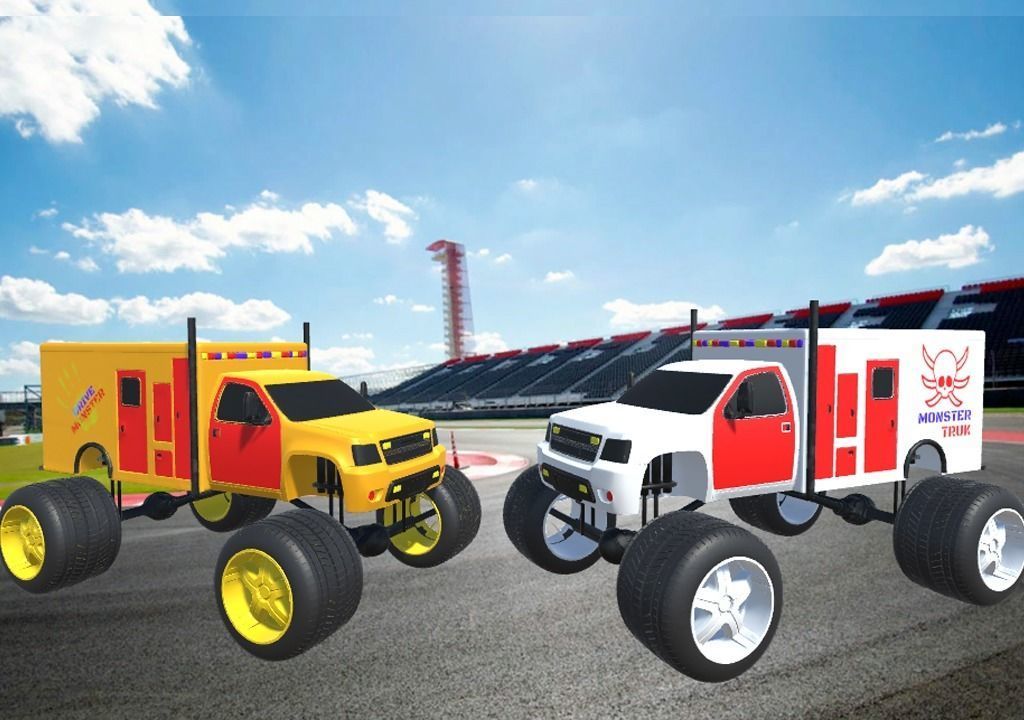  Low Poly Monster Turks pack-3 Low-poly 3D model_4