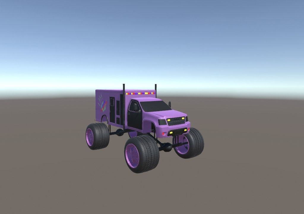  Low Poly Monster Turks pack-3 Low-poly 3D model_9