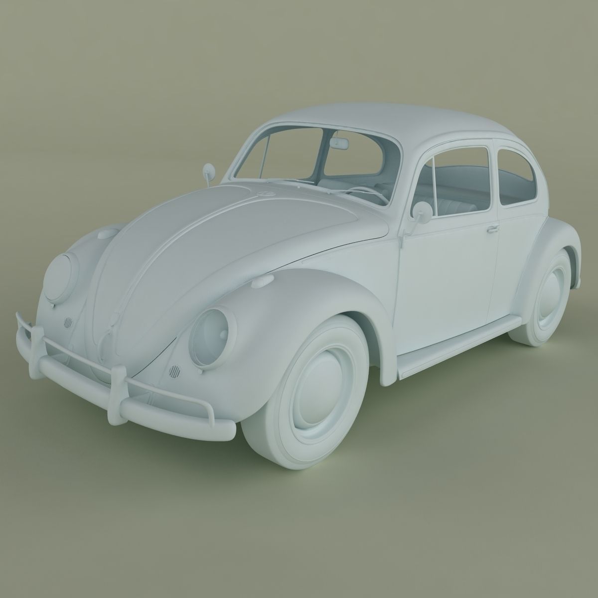Volkswagen Beetle 1958 3D model_10
