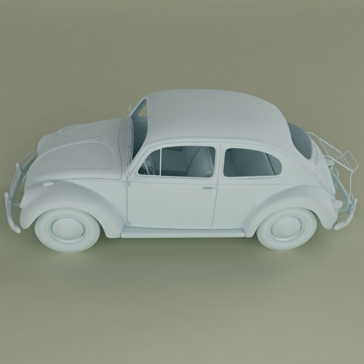 Volkswagen Beetle 1958 3D model_11