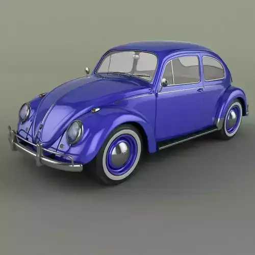 Volkswagen Beetle 1958 3D model