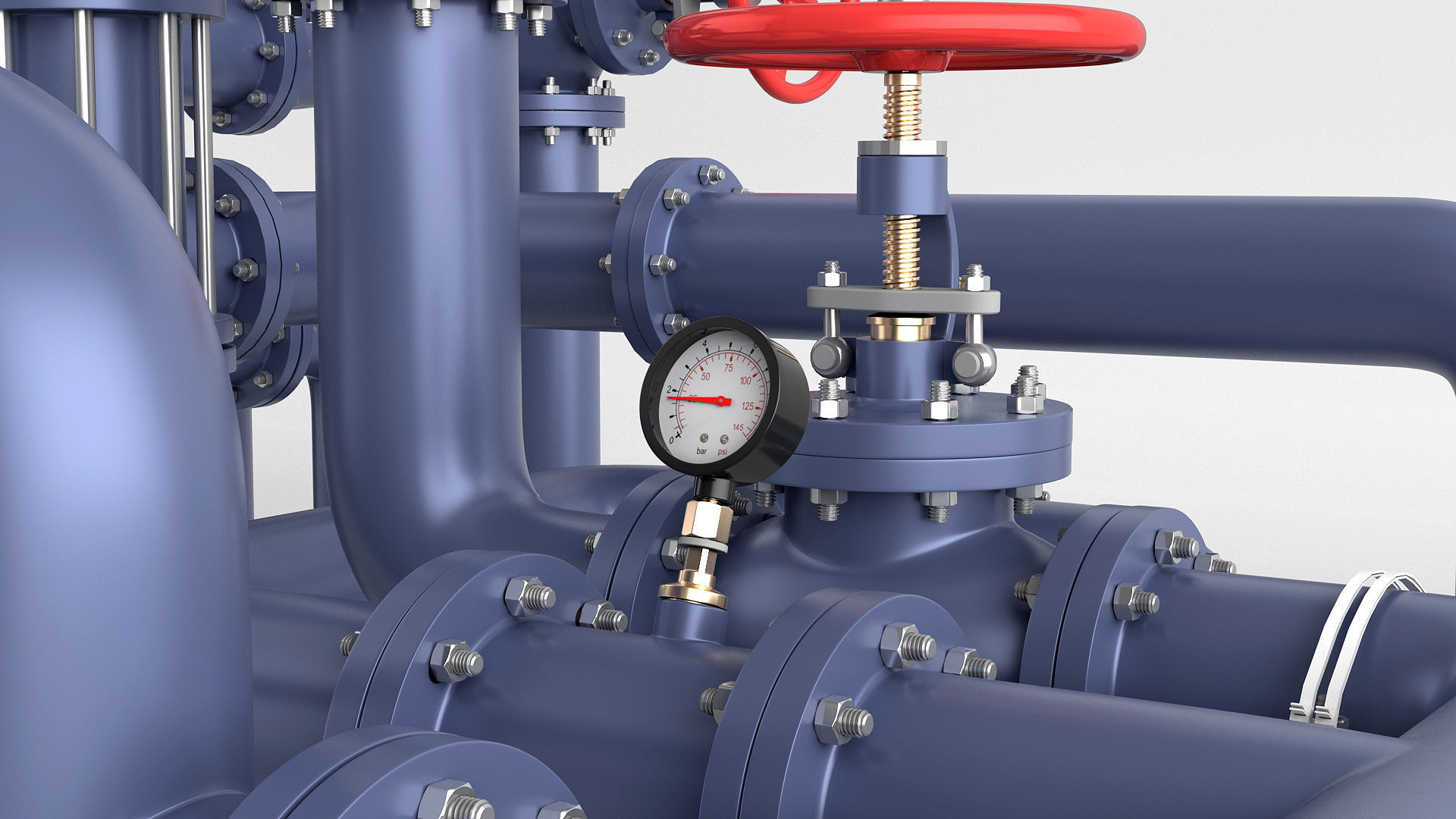 Pipe Assembly Pack 3D model_1