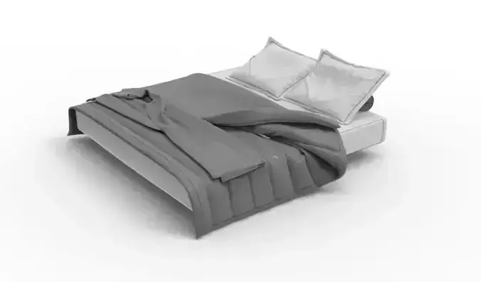 Modern bed 3D model