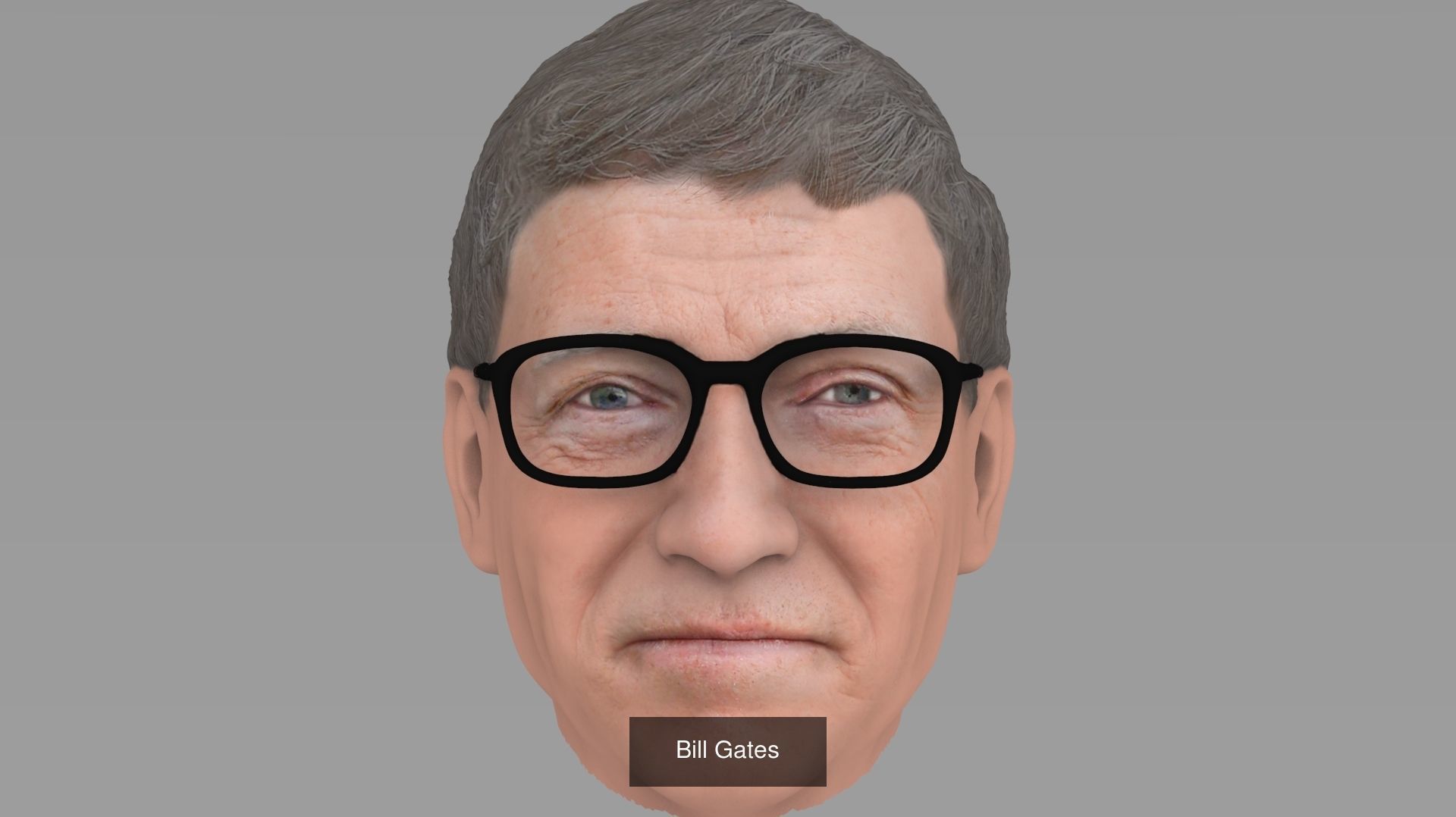 MEGA PACK 74 Famous People heads models  3D Model Collection_106