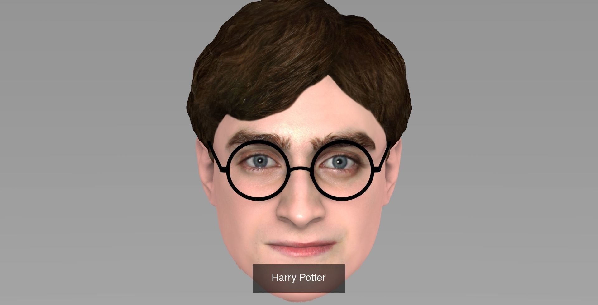 MEGA PACK 74 Famous People heads models  3D Model Collection_136