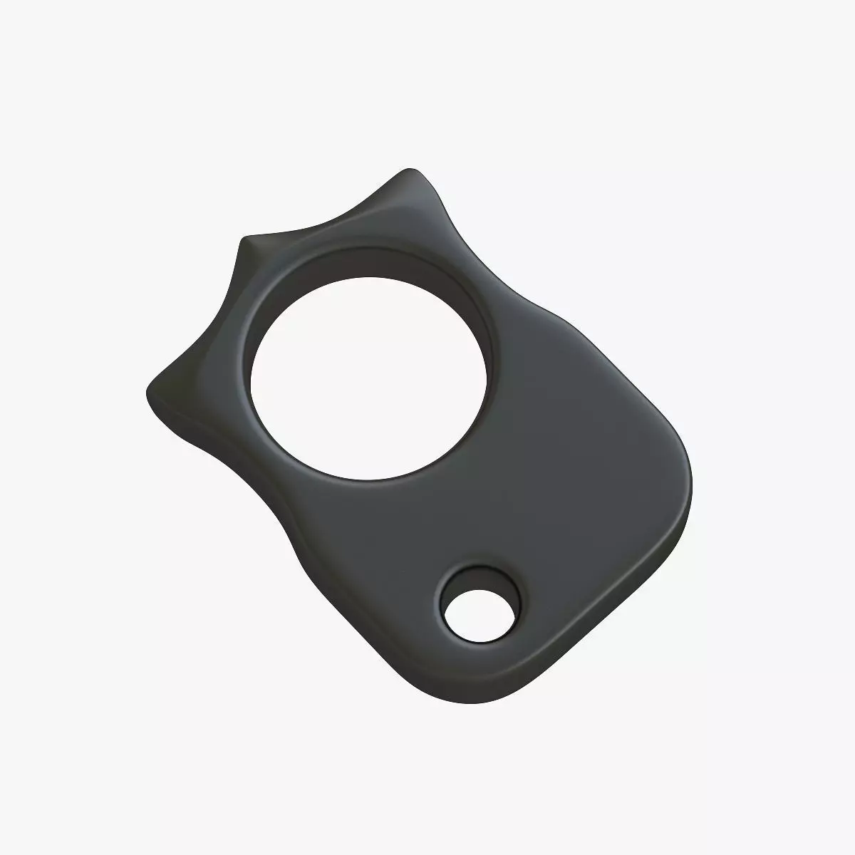 Mini knuckles keychain 3D print model_0