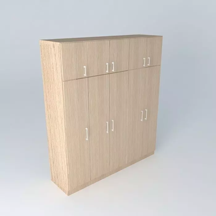 Closet doors 5 Free 3D model_0